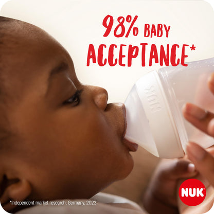 NUK Perfect Match lutipudel 150 ml, Rainbow (0+ kuud)