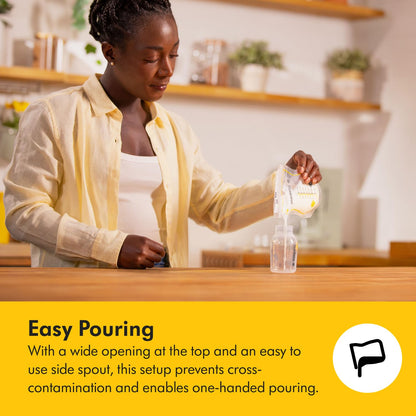 Medela Easy Pour rinnapiima säilituskotid, 210 ml, 50 tk