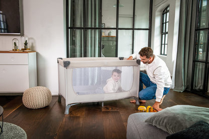 hauck Dream N Play reisivoodi ja mänguaed, kokkupandav, 120×60 cm, beez