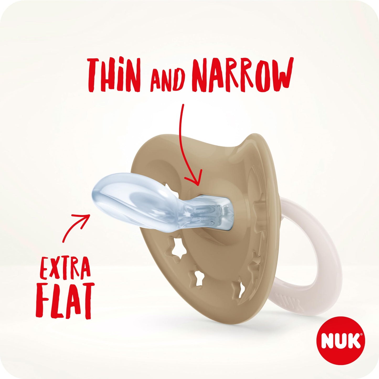 NUK Signature Day & Night lutt 6–18 kuud, helendav, 4 tk