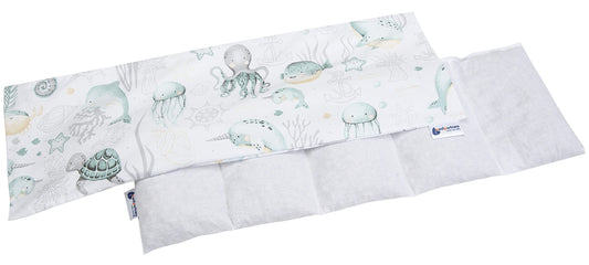 Medi Partners kirsikivi padi 60×20 cm, 800 g, 5-kambriline, eemaldatava puuvillase kattega