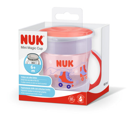 NUK Mini Magic Cup joogitass 6+ kuud, 160 ml, roosa-lilla