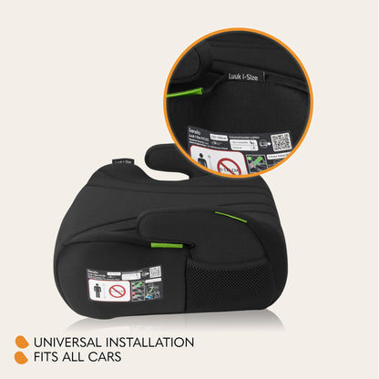 Lionelo Luuk I-Size turvaiste 22–36 kg / 125–150 cm, must