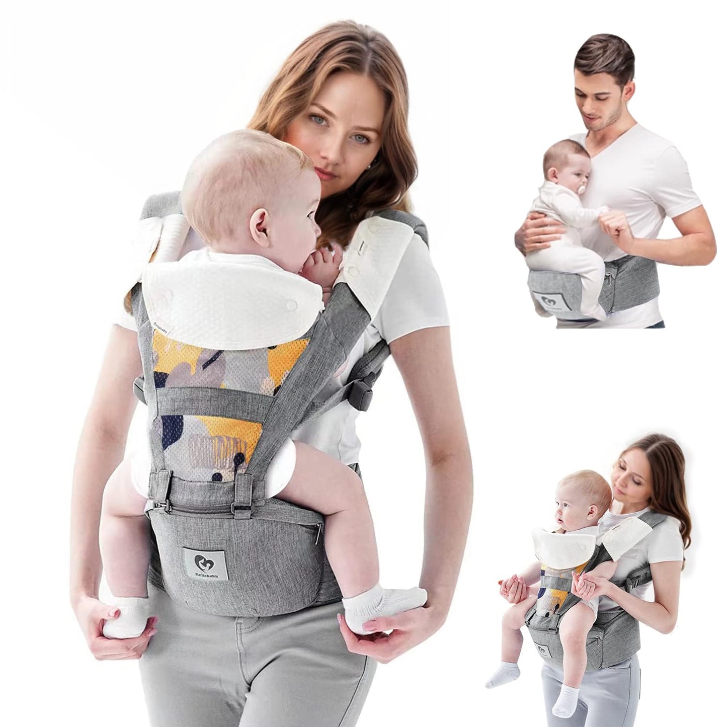 Bellababy multifunktsionaalne beebikandekott koos puusatoega, hall