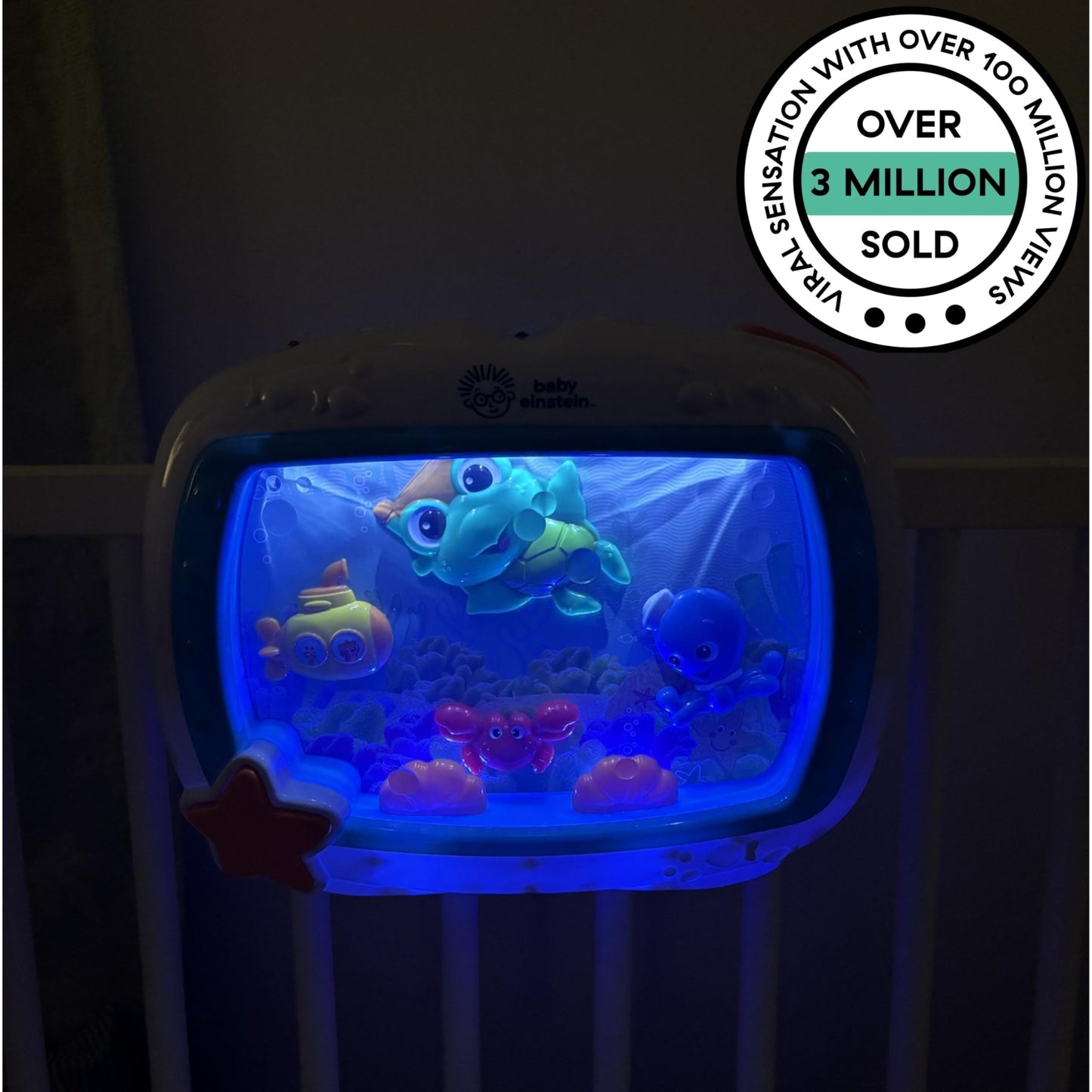 Baby Einstein Sea Dreams muusikaline öölamp ja voodimänguasi beebidele