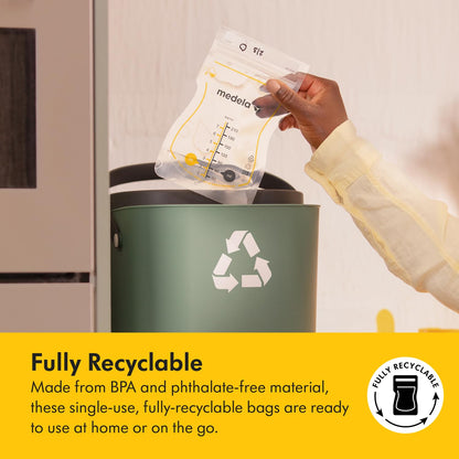 Medela Easy Pour rinnapiima säilituskotid, 210 ml, 50 tk