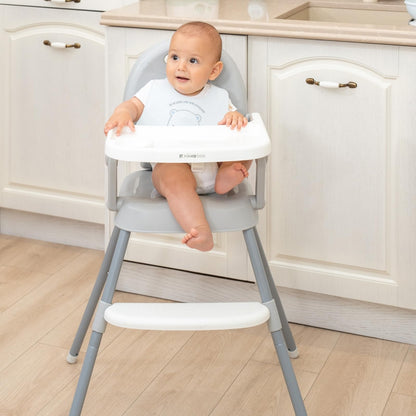 KikkaBoo SPOONY 3-in-1 söögitool, hall