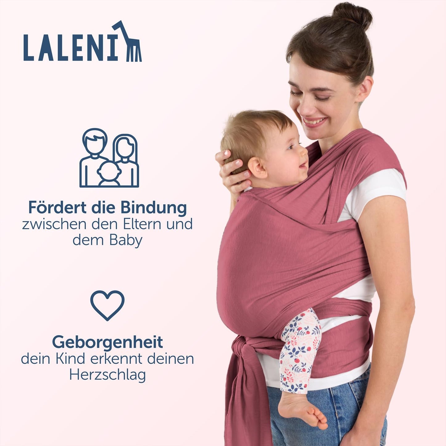 Laleni kandelina punane, 5,10 m, vastsündinutele kuni 15 kg