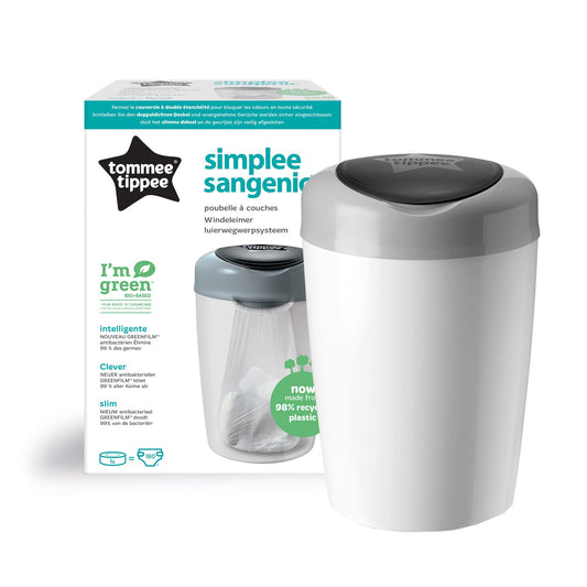 Tommee Tippee Simplee Sangenic mähkmekonteiner, hall