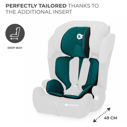 Kinderkraft Comfort UP i-Size turvatool 76–150 cm (9–36 kg), roheline