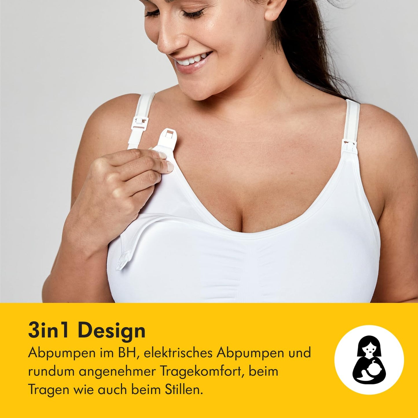 Medela 3-in-1 imetamis- ja pumpamisrinnahoidja, Chai, suurus XXL