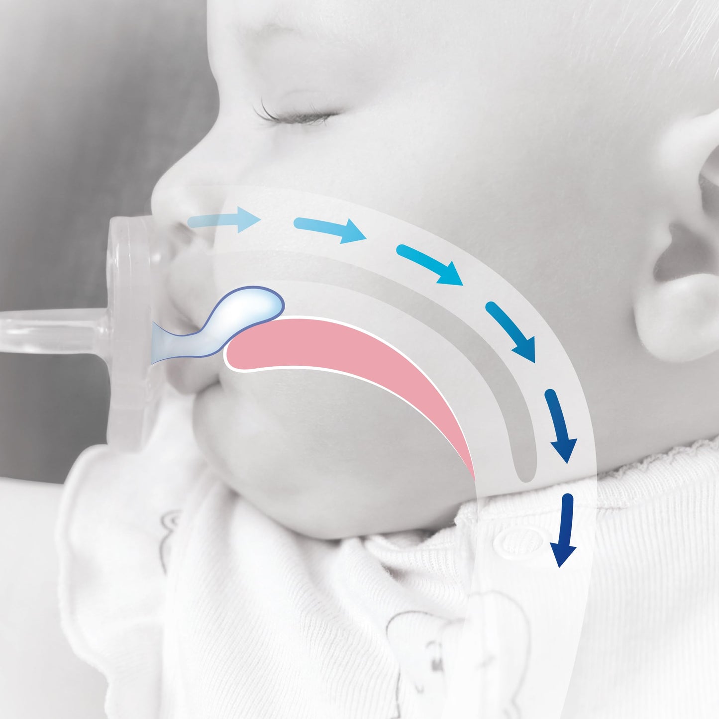 Chicco PhysioForma 100% silikoonist lutt 0–6 kuud (4 tk), läbipaistev/roheline/sinine, steriliseerimiskarbiga