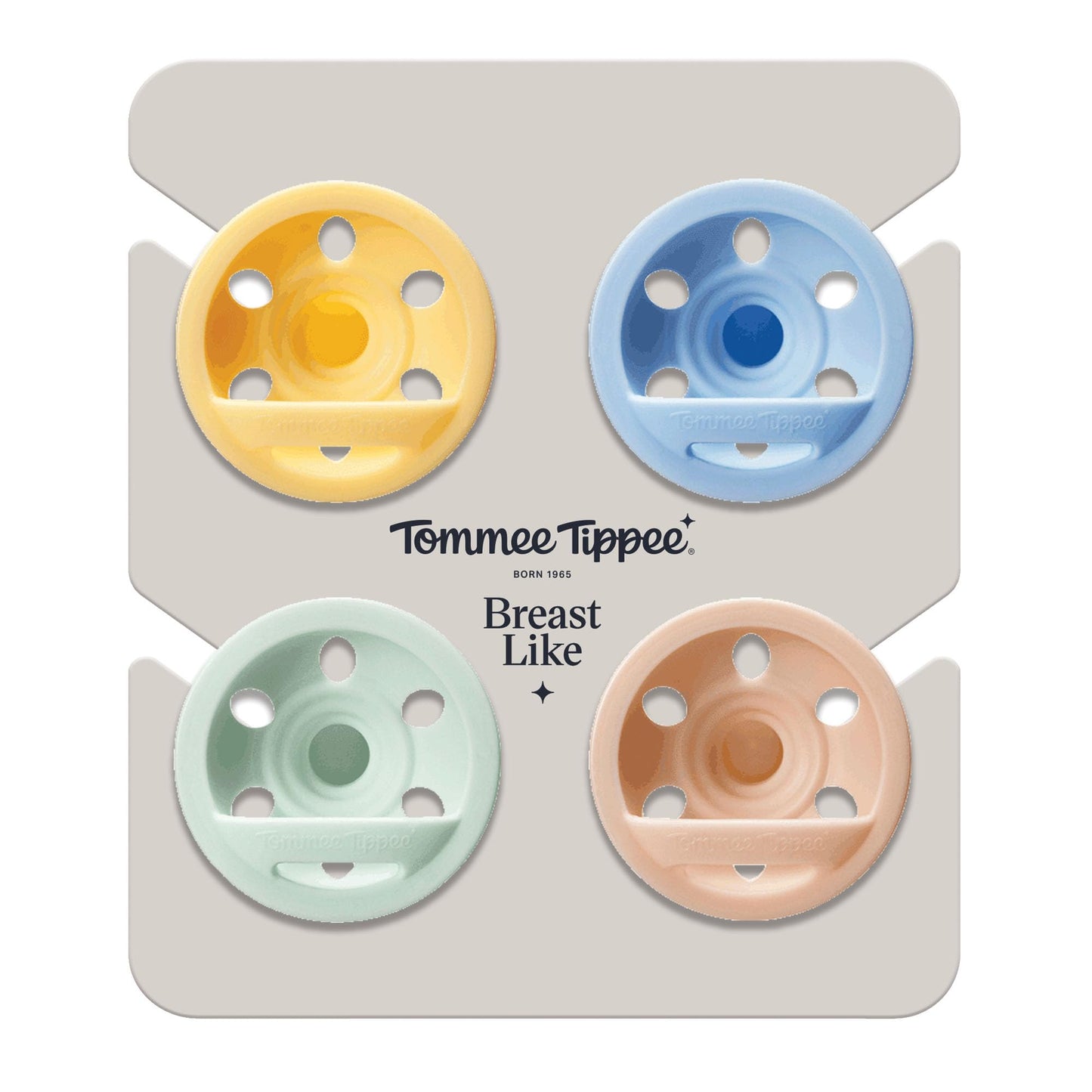 Tommee Tippee lutt, rinnaga sarnanev, 0-6 k, 4 tk, sümmeetriline silikoonist