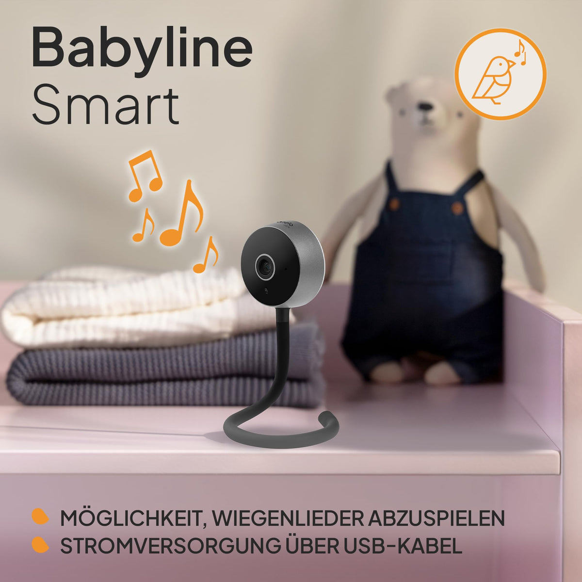 Lionelo Care Babyline Smart beebimonitor, must