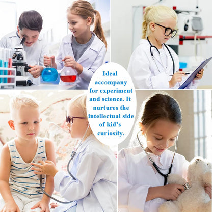 CoatCool children's scientist costume with white lab coat, 140-150cm
