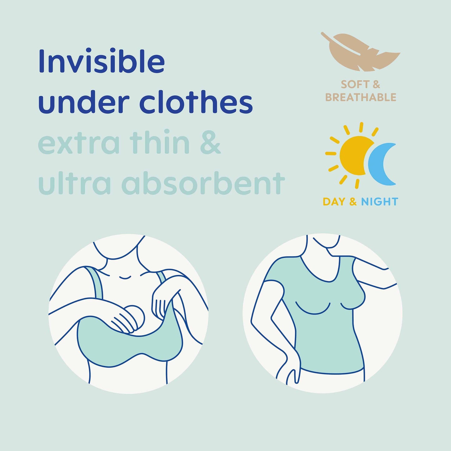 MAM ühekordsed rinnapadjad kinnituskleebisega, 30 tk