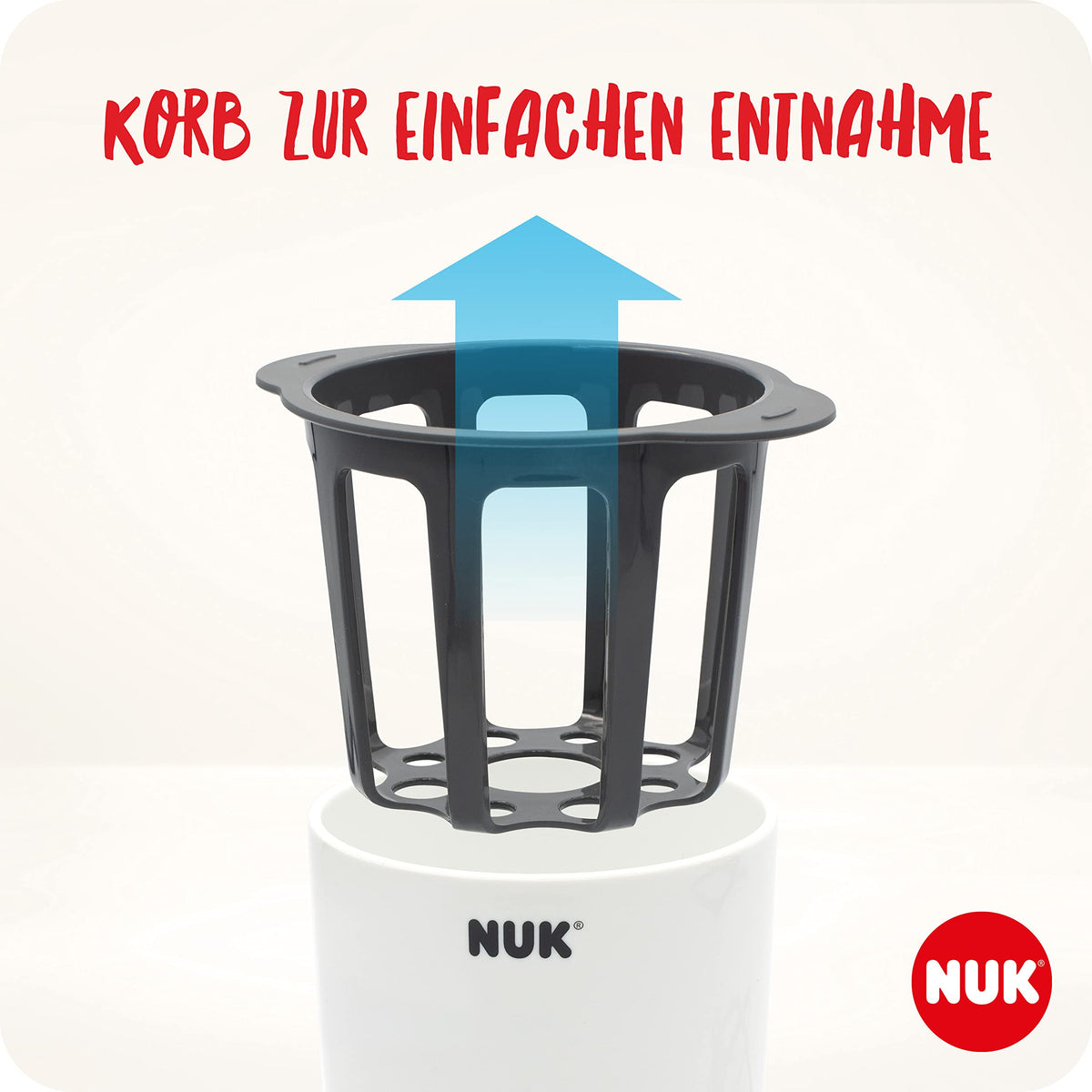 NUK Thermo 3in1 pudelisoojendaja, valge, EU-pistik