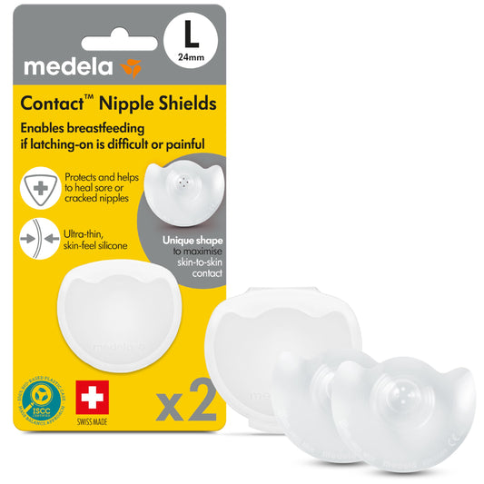 Medela Contact rinnakaitsmed, 2 tk, suurus L