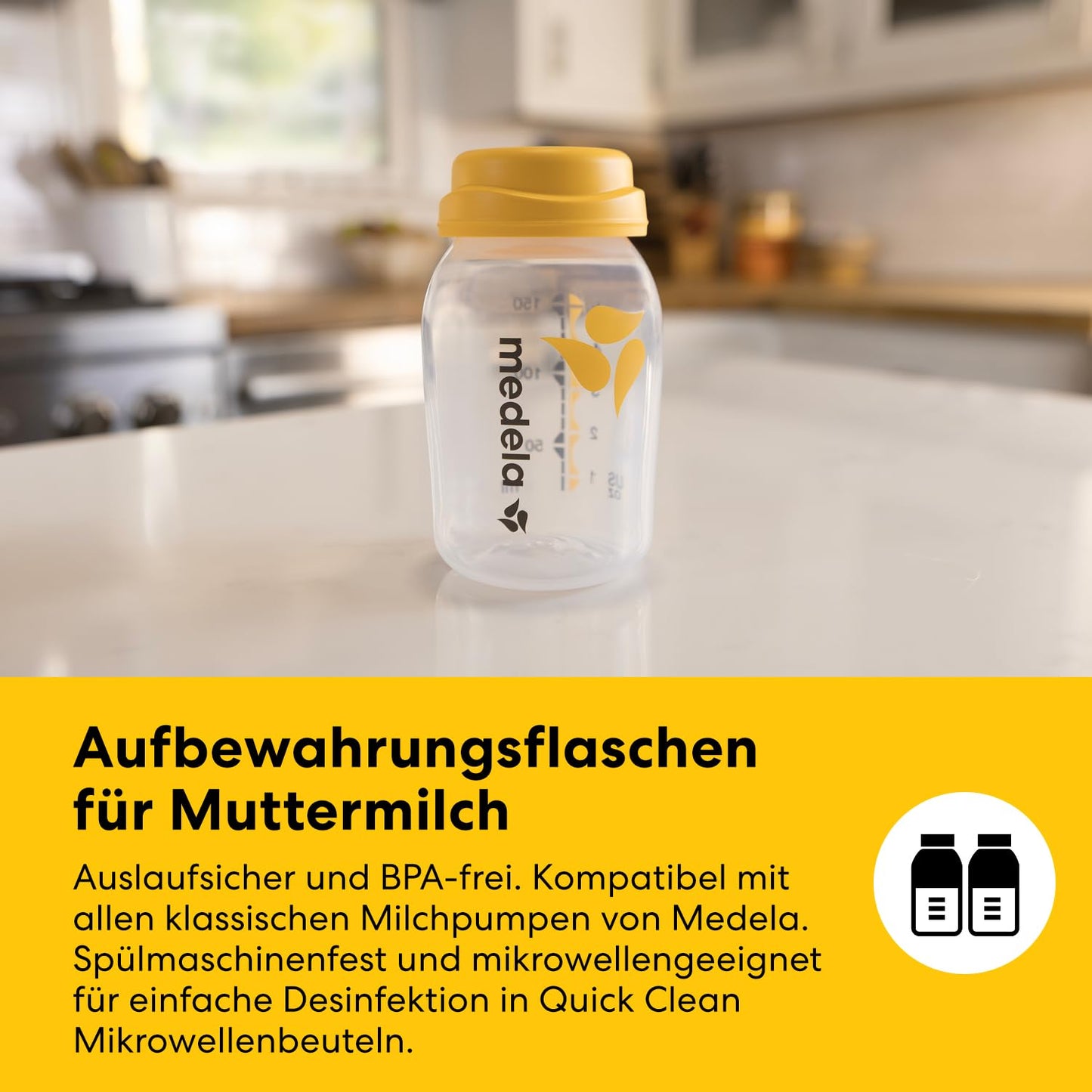 Medela rinnapiima hoiustamise komplekt 150 ml pudelite, Easy Pour kottide ja jahutuskotiga