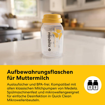 Medela rinnapiima hoiustamise komplekt 150 ml pudelite, Easy Pour kottide ja jahutuskotiga