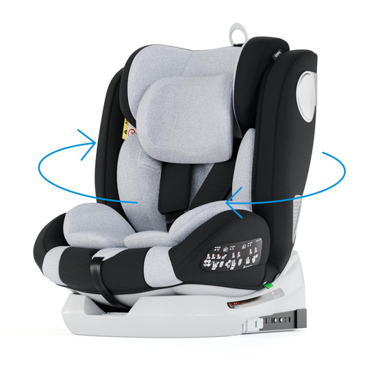 Babify Onboard 360° pöörlev turvatool 40–150 cm i-Size ISOFIX, hall