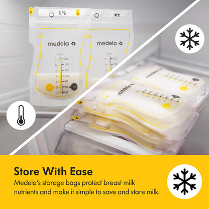 Medela Easy Pour rinnapiima säilituskotid, 210 ml, 50 tk