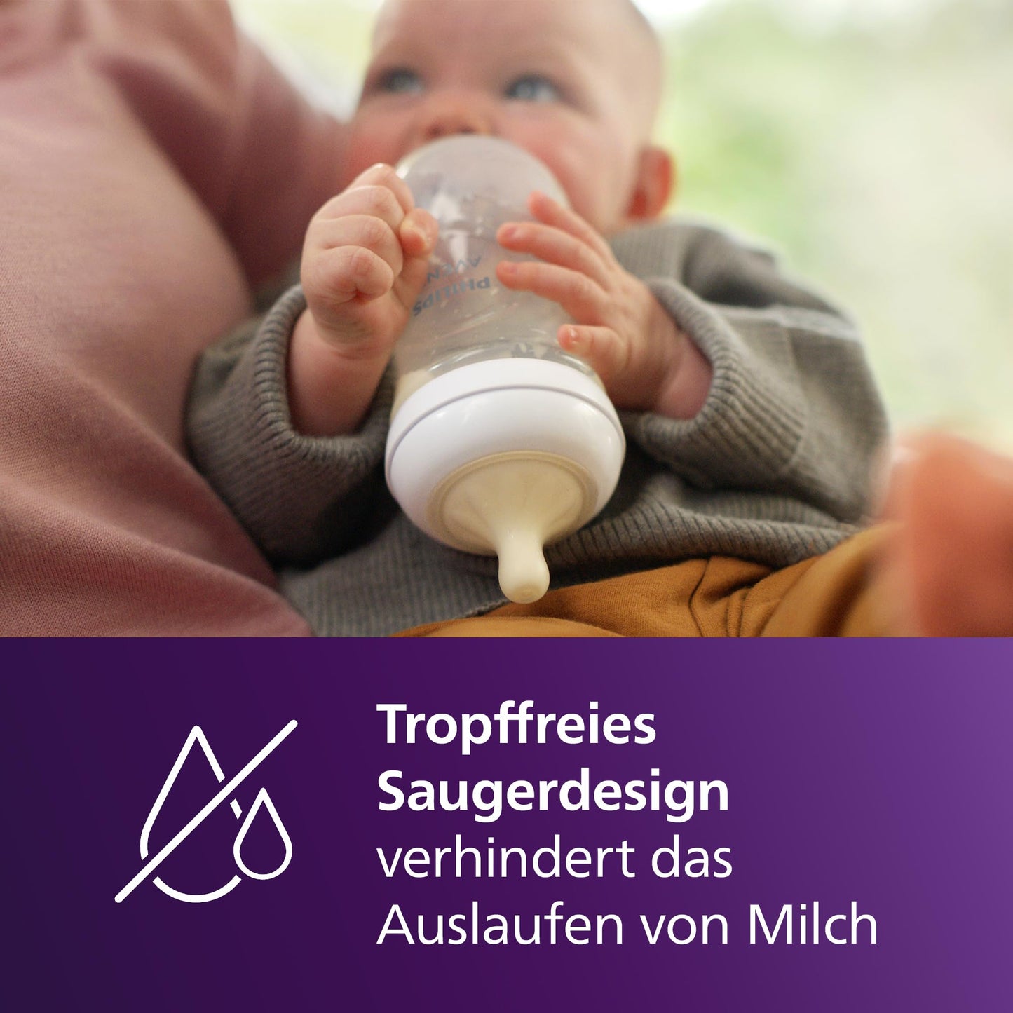 PHILIPS AVENT Natural Response lutipudel 330 ml, voolukiirus 4, lutt alates 3 kuust, SCY906/11