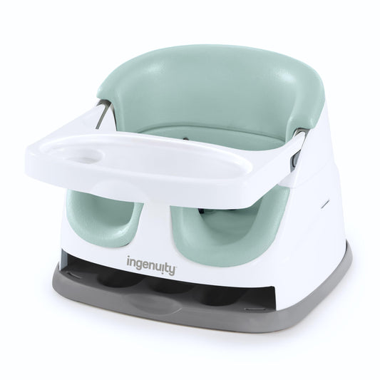 Ingenuity 2-ühes söögitooli iste Baby Base 2-in-1, Mist, alates 6 kuust