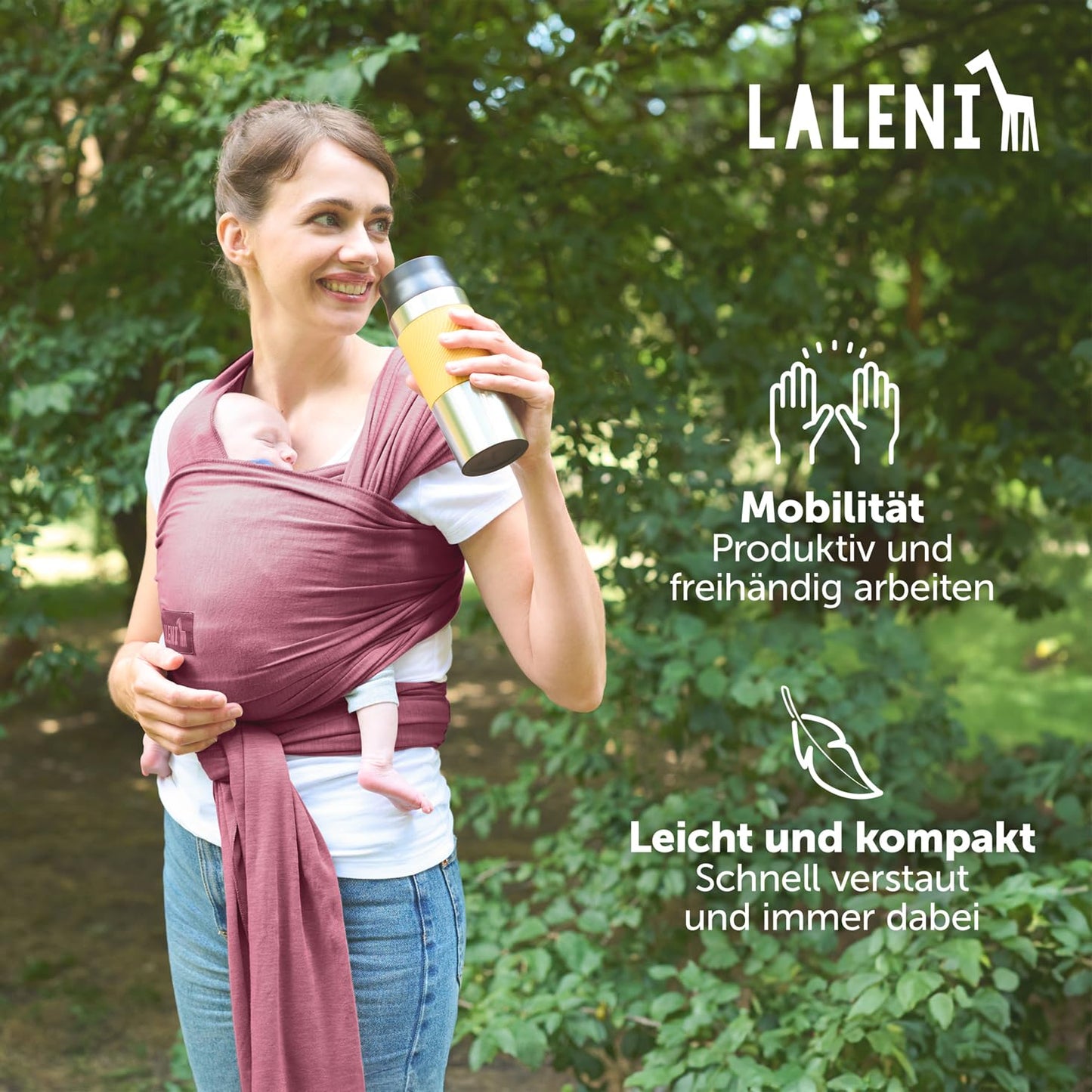 Laleni kandelina punane, 5,10 m, vastsündinutele kuni 15 kg