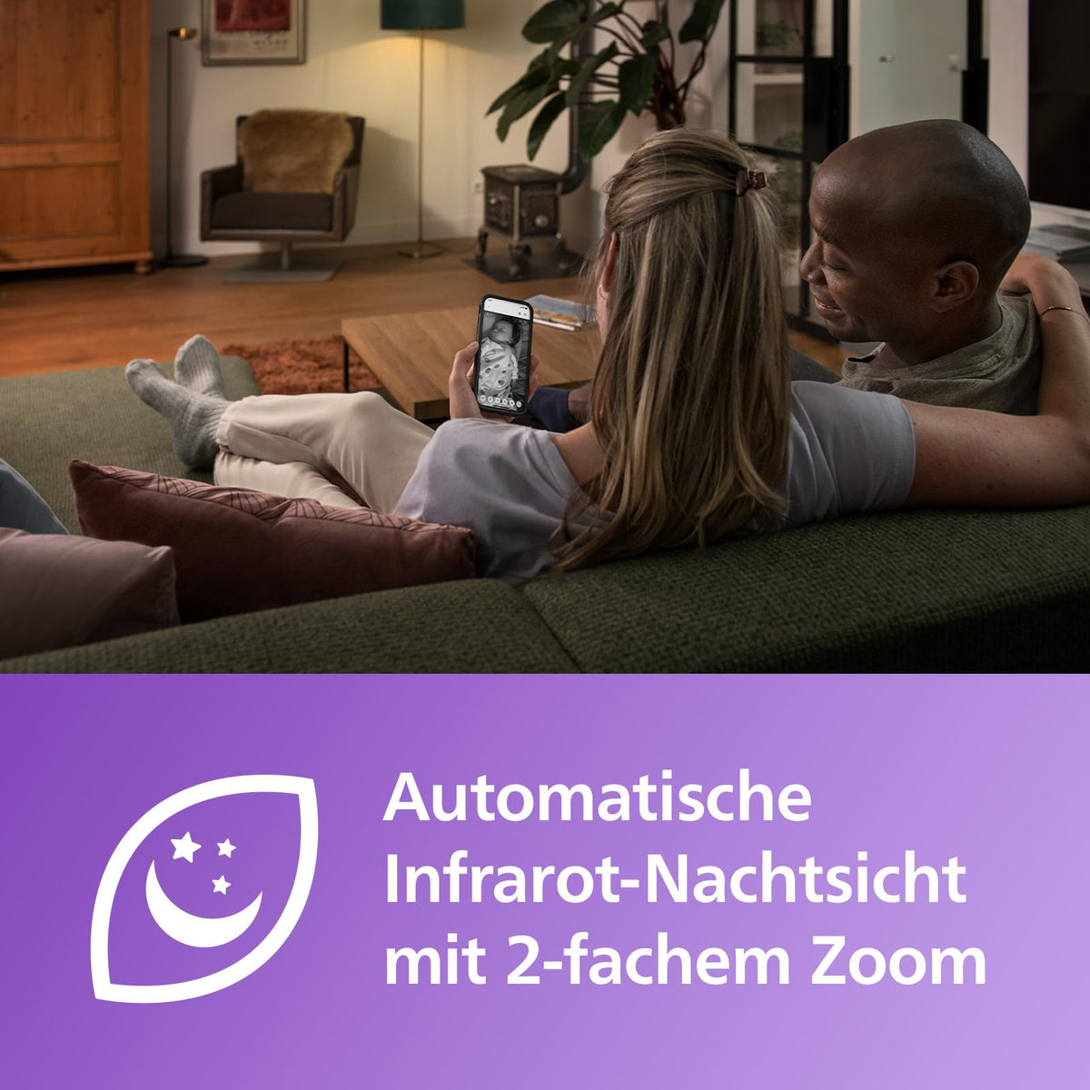 AVENT Philips Connected beebimonitor SCD643/26, rakendusega, valge