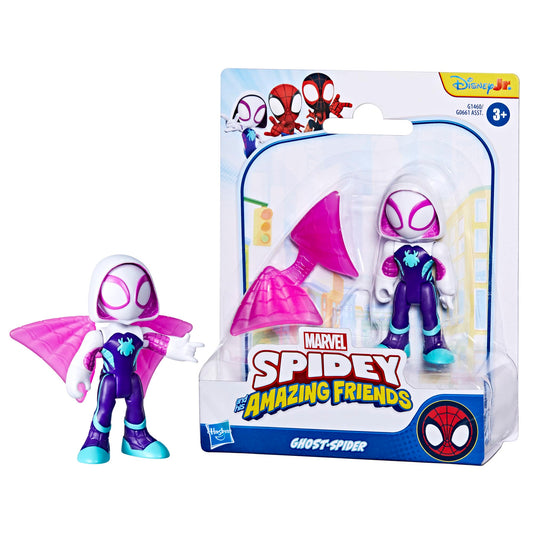 Marvel Spidey & Sõbrad – Ghost-Spider 7,6 cm tegevusfiguur eemaldatava tiiva-aksessuaariga