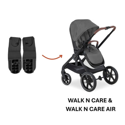 hauck turvahälli adapter Walk N Care vankriraamile, must