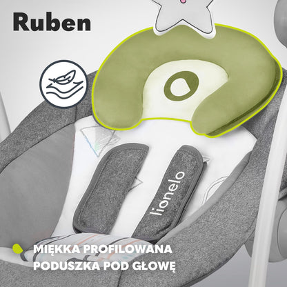 Lionelo Ruben elektriline beebikiik, kuni 9 kg, hall-türkiis