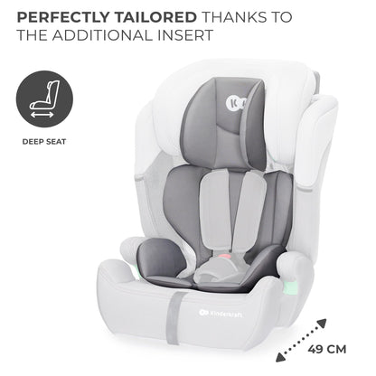 Kinderkraft Comfort UP i-Size turvatool 76–150 cm (9–36 kg), 15 kuud – 12 a, hall