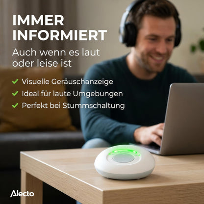 Alecto DBX110 beebimonitor DECT, valge