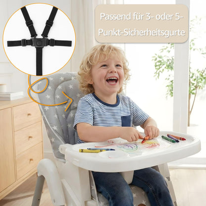 Totsy Baby söögitooli istmekate, meresinine, Oeko-Tex