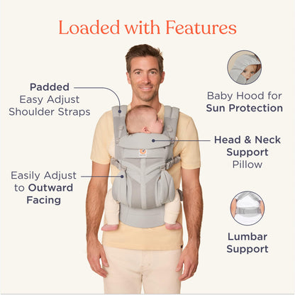 Ergobaby Omni Classic kandekott Soft Olive, 0-48 kuud