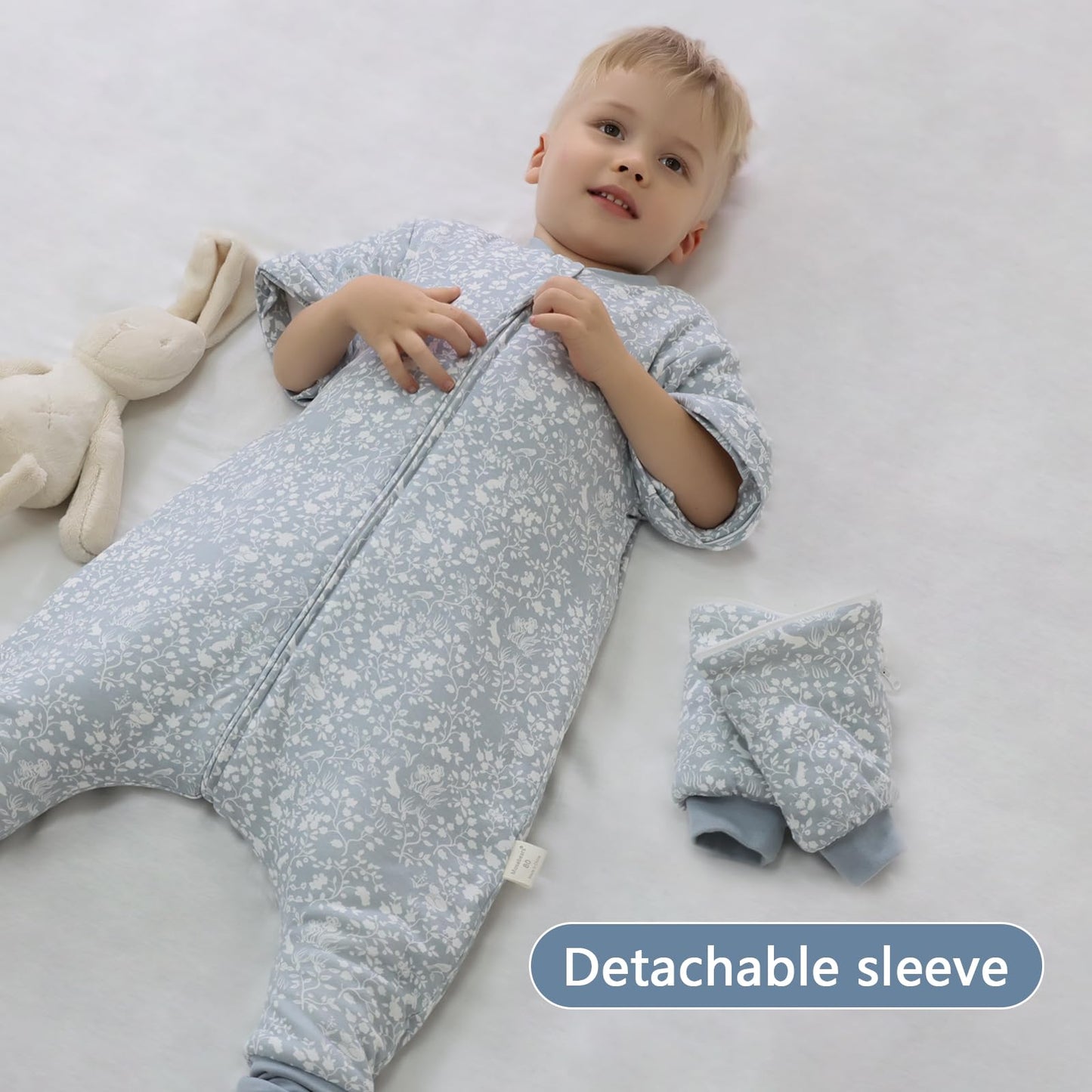 Mosebears beebi magamiskott jalgadega, TOG 2.5, eemaldatavate varrukatega, 3-4A, Rabbit