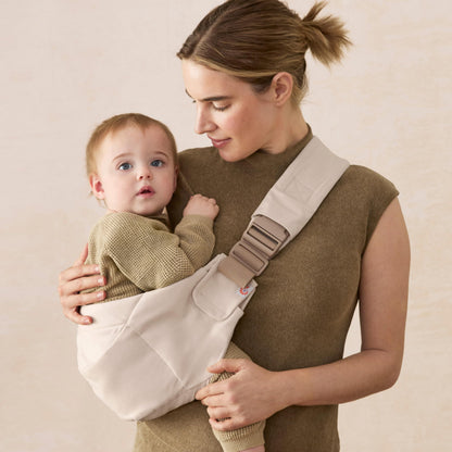 Ergobaby Upsie Sling puusa kandekott, Natural Beige, 6–48 kuud