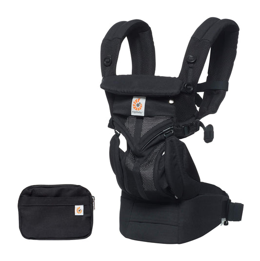 Ergobaby Omni 360 Cool Air Mesh ergonoomiline kandekott, 0–3 a, 4 kandesuunda, Onyx Black