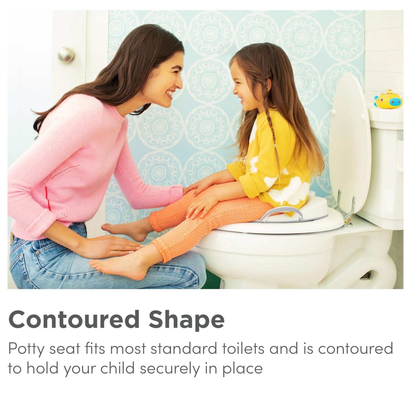 Munchkin vastupidav potitreeningu WC-iste käepidemetega, valge