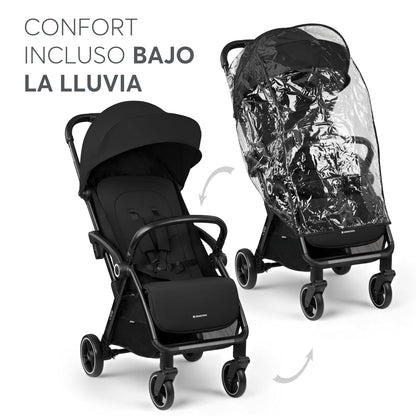 KikkaBoo CIELA kerge jalutuskäru kuni 22 kg, ühe käega kokkupandav, roosa