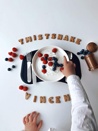 Twistshake roostevabast terasest söögiriistade komplekt lastele, 12+ kuud, pastelroosa