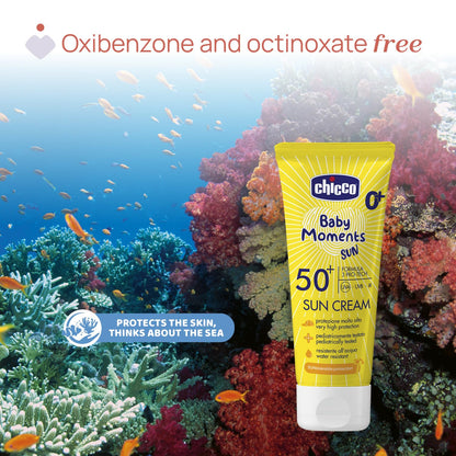 Chicco päikesekreem lastele SPF 50+, veekindel, 75 ml