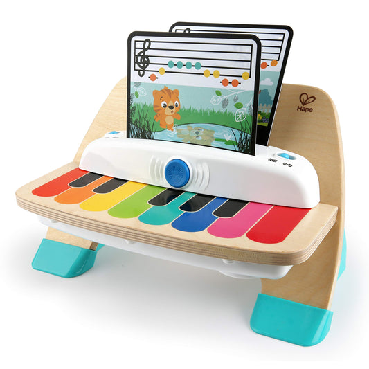 Baby Einstein & Hape Magic Touch puidust mängupiano, Montessori muusikamänguasi, 6+ kuud