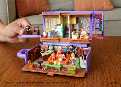 Polly Pocket Friends erikollektsiooni mängukarp 6 tegelase ja 9 aksessuaariga