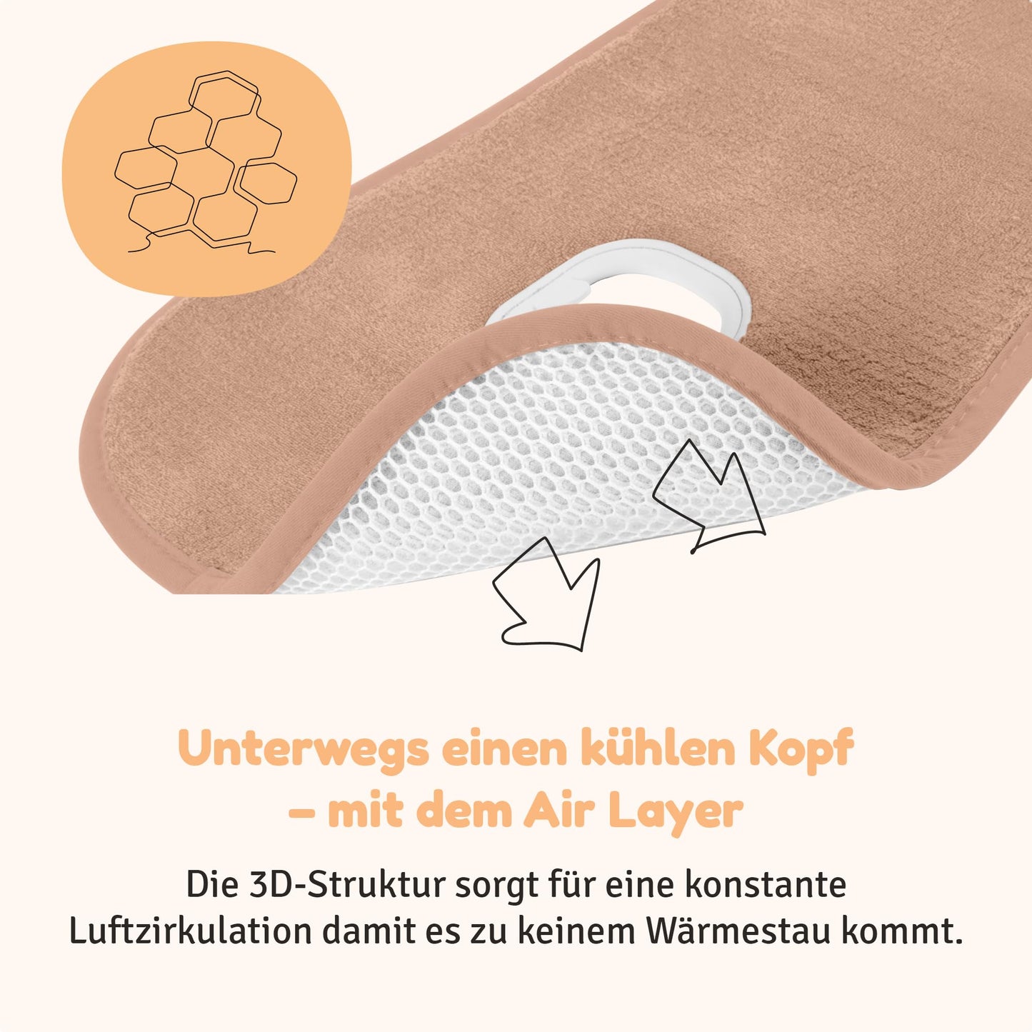 Aeromoov Air Layer hingav vankri istmekate (grupp B), tuscany