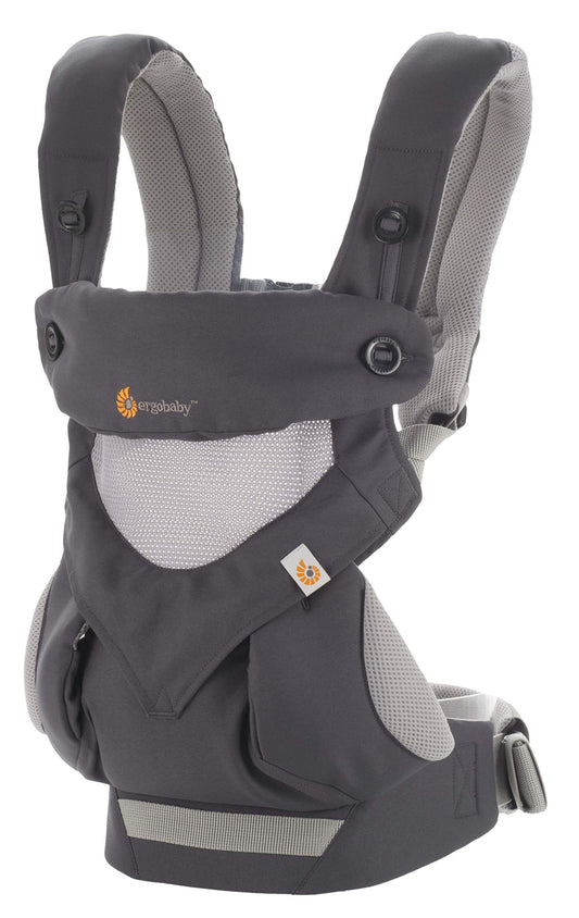 Ergobaby 360 Cool Air Mesh ergonoomiline kandekott, Carbon Grey (5,5–20 kg)