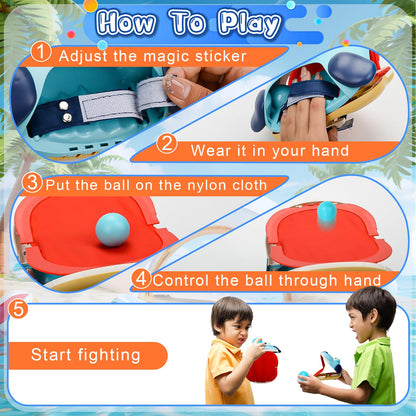 Squap viska-ja-püüa pallimäng lastele (alates 6 a)