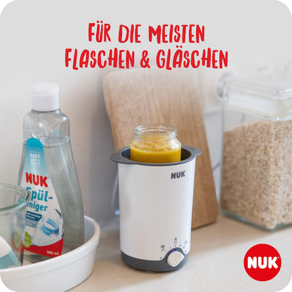 NUK Thermo 3in1 pudelisoojendaja, valge, EU-pistik